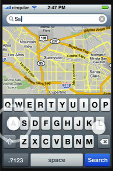 iPhone maps