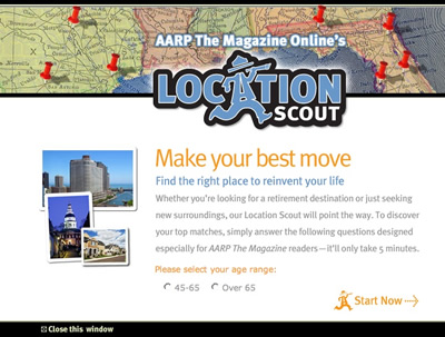AARP Location Scout intro