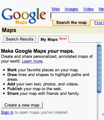 Google MyMaps