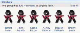 Virginia Tech Facebook members