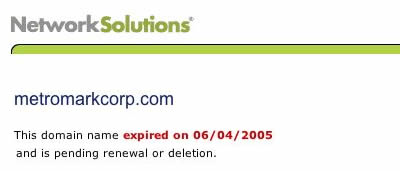 Expired domain -- oops